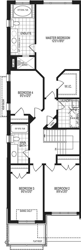 The Indigo | Second Floor Plan