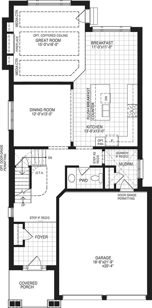 The Goldfinch | Main Floor Layout