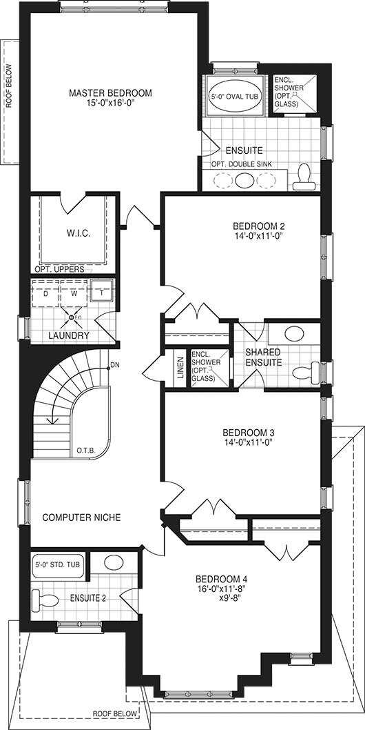The Goldfinch | Second Floor Layout