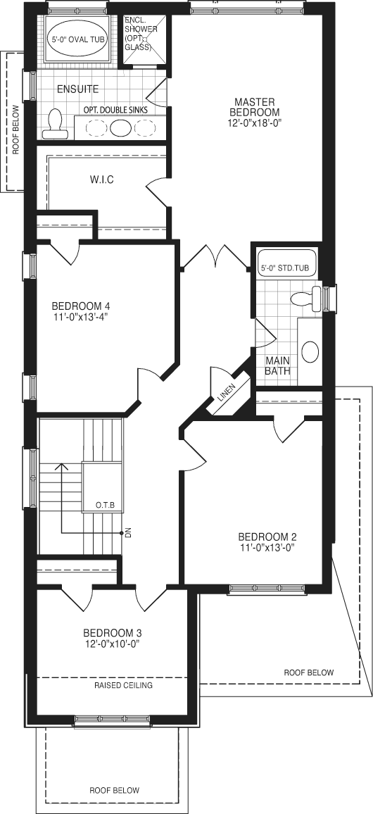 The Harlequin Second Floor Plan